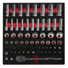 Load image into Gallery viewer, BOXO 69Pc 1/2" 12Pt Master Socket Set
| Boxo UK Load image into Gallery viewer, BOXO 69Pc 1/2" 12Pt Master Socket Set
| Boxo UK