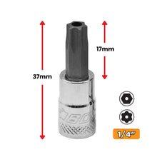 Load image into Gallery viewer, BOXO 14Pc 1/4" Tamperproof Hex & Torx Bit Socket Set
| Boxo UK Load image into Gallery viewer, BOXO 14Pc 1/4" Tamperproof Hex & Torx Bit Socket Set
| Boxo UK
