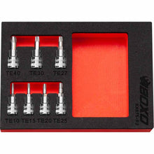 Load image into Gallery viewer, BOXO 7Pc 1/4" Torx Extractor Bit Socket Set
 | Boxo UK Load image into Gallery viewer, BOXO 7Pc 1/4" Torx Extractor Bit Socket Set
 | Boxo UK