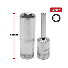 Load image into Gallery viewer, BOXO 12Pc 3/8" Deep E-Torx Socket Set
| Boxo UK Load image into Gallery viewer, BOXO 12Pc 3/8" Deep E-Torx Socket Set
| Boxo UK