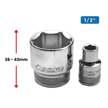 Load image into Gallery viewer, BOXO 19Pc 1/2" 6Pt Shallow Socket Set
| Boxo UK Load image into Gallery viewer, BOXO 19Pc 1/2" 6Pt Shallow Socket Set
| Boxo UK