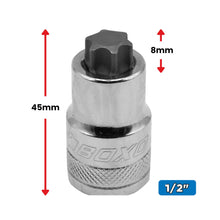 Load image into Gallery viewer, BOXO 6Pc 1/2" Torx Super Stubby Bit Socket Set
| Boxo UK Load image into Gallery viewer, BOXO 6Pc 1/2" Torx Super Stubby Bit Socket Set
| Boxo UK