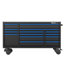 Load image into Gallery viewer, BOXO PRO 72" Gloss Finish 14 Drawer Roll Cabinet - Various Trim Options Available
 | Boxo UK Load image into Gallery viewer, BOXO PRO 72" Gloss Finish 14 Drawer Roll Cabinet - Various Trim Options Available
 | Boxo UK