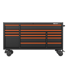 Load image into Gallery viewer, BOXO PRO 72" Matte 14 Drawer Roll Cabinet - Various Trim Options Available
 | Boxo UK Load image into Gallery viewer, BOXO PRO 72" Matte 14 Drawer Roll Cabinet - Various Trim Options Available
 | Boxo UK