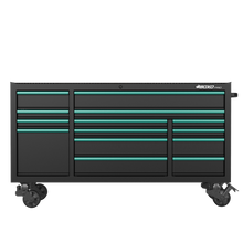Load image into Gallery viewer, BOXO PRO 72" Gloss Finish 14 Drawer Roll Cabinet - Various Trim Options Available
 | Boxo UK Load image into Gallery viewer, BOXO PRO 72" Gloss Finish 14 Drawer Roll Cabinet - Various Trim Options Available
 | Boxo UK