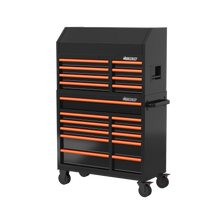 Load image into Gallery viewer, BOXO 41" 19 Drawer Toolbox Stack with Drawer Trim Pack - Black Body with Coloured Trim Pack
| Boxo UK Load image into Gallery viewer, BOXO 41" 19 Drawer Toolbox Stack with Drawer Trim Pack - Black Body with Coloured Trim Pack
| Boxo UK