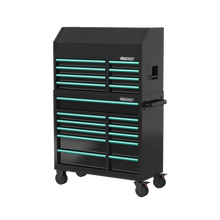 Load image into Gallery viewer, BOXO 41" 19 Drawer Toolbox Stack with Drawer Trim Pack - Black Body with Coloured Trim Pack
| Boxo UK Load image into Gallery viewer, BOXO 41" 19 Drawer Toolbox Stack with Drawer Trim Pack - Black Body with Coloured Trim Pack
| Boxo UK