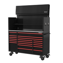 Load image into Gallery viewer, BOXO 72" 19 Drawer Toolbox Stack with Drawer Trim Pack - Black Body & Trim Colour Options
| Boxo UK Load image into Gallery viewer, BOXO 72" 19 Drawer Toolbox Stack with Drawer Trim Pack - Black Body & Trim Colour Options
| Boxo UK