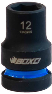 BOXO 1/2" Impact 6Pt Sockets - Size Variations Available