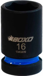 BOXO 1/2" Impact 6Pt Sockets - Size Variations Available