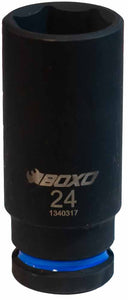BOXO 1/2" Deep Impact 6Pt Sockets - Size Variations Available