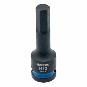 BOXO 1/2" Impact Hex Bit Sockets - Size Variations Available