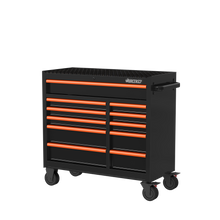 Load image into Gallery viewer, BOXO 41&quot; 11 Drawer Roll Cabinet with Drawer Trim Pack - Black Body with Coloured Trim Pack
 | Boxo UK