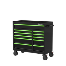 Load image into Gallery viewer, BOXO 41&quot; 11 Drawer Roll Cabinet with Drawer Trim Pack - Black Body with Coloured Trim Pack
 | Boxo UK