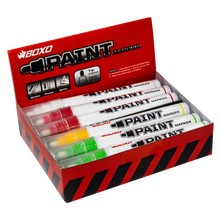 Load image into Gallery viewer, BOXO 12Pc Paint Markers (Red, Yellow, White &amp; Green)
 | Boxo UK