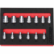 Load image into Gallery viewer, BOXO 13Pc 1/4&quot; 12PT Socket Set (4mm to 14mm)
 | Boxo UK
