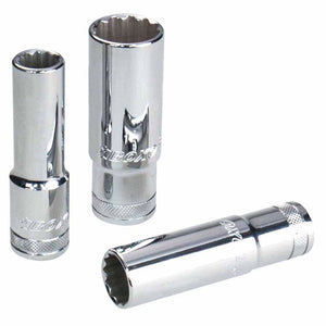 BOXO 13Pc 1/4" 12PT Deep Socket Set (4mm to 14mm)