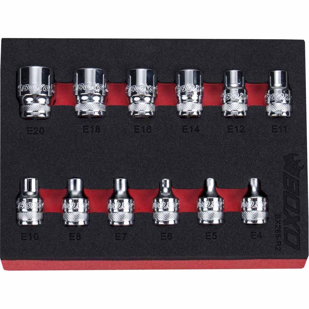 BOXO 12Pc 3/8" E-Torx Socket Set | Boxo UK