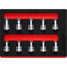 Load image into Gallery viewer, BOXO 10Pc 3/8&quot; Super Stubby Torx Bit Socket Set
 | Boxo UK