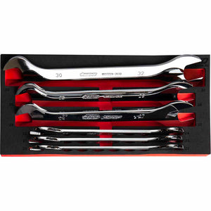 BOXO 6Pc Ultra Thin Double Open-Ended Spanner Set (20mm to 32mm)
