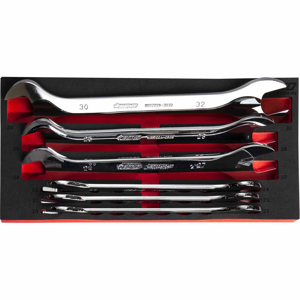 BOXO 6Pc Ultra Thin Double Open-Ended Spanner Set (20mm to 32mm) | Boxo UK