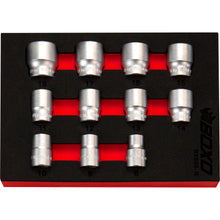 Load image into Gallery viewer, BOXO 11Pc 3/8&quot; Anti-Slip Socket Set (8mm to 19mm)
 | Boxo UK