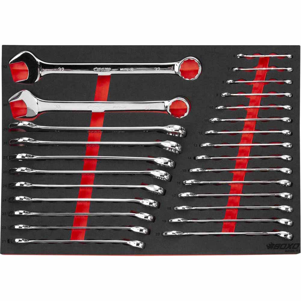 BOXO 26Pc Combination Spanner Set (6mm to 32mm) | Boxo UK