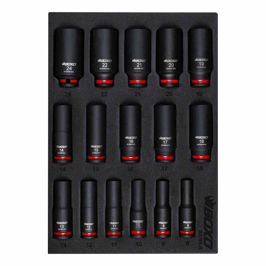 BOXO 16Pc 3/8