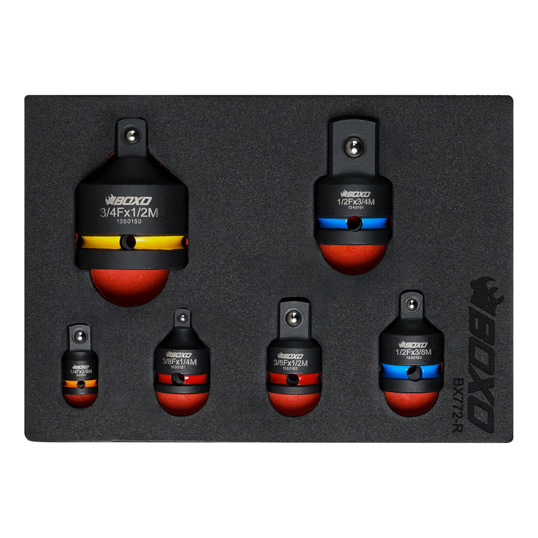 BOXO 6Pc Adapter Set in EVA Foam | Boxo UK