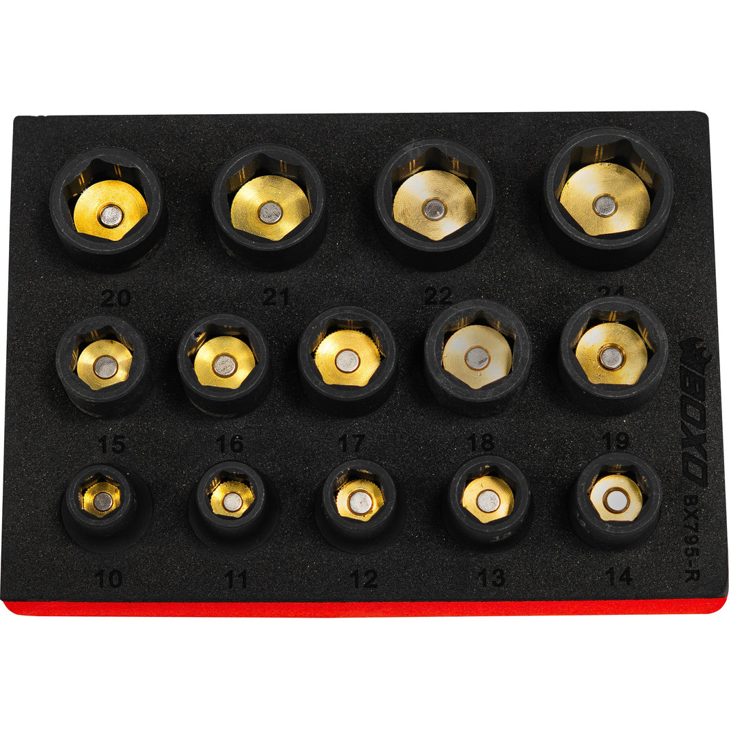 BOXO 14Pc 1/2" Magnetic Impact Socket Set | Boxo UK