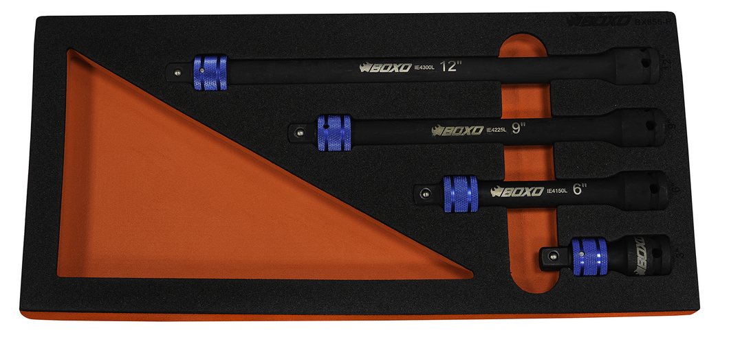 BOXO 4Pc 1/2" Impact Extension Set With Quick Release | Boxo UK