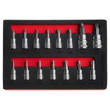 Load image into Gallery viewer, 15Pc 1/4 &amp; 3/8" Torx &amp; Hex Extractor Bit Socket Set
 | Boxo UK