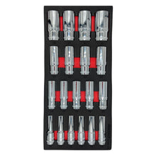 Load image into Gallery viewer, BOXO 19Pc 12Pt 1/2" Deep Socket Set
 | Boxo UK
