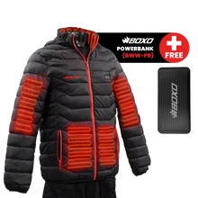 Load image into Gallery viewer, BOXO WorkWear Heated Puffer Jacket &amp; Powerbank Package
 | Boxo UK