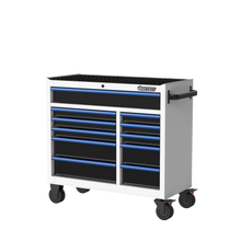 Load image into Gallery viewer, BOXO 41&quot; 11 Drawer Roll Cabinet with Drawer Trim Pack - White Body with Coloured Trim Pack
 | Boxo UK
