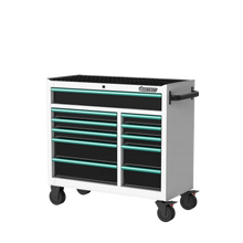 Load image into Gallery viewer, BOXO 41&quot; 11 Drawer Roll Cabinet with Drawer Trim Pack - White Body with Coloured Trim Pack
 | Boxo UK