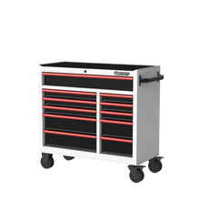 Load image into Gallery viewer, BOXO 41&quot; 11 Drawer Roll Cabinet with Drawer Trim Pack - White Body with Coloured Trim Pack
 | Boxo UK