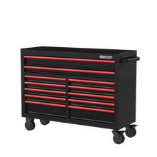 Load image into Gallery viewer, BOXO 53&quot; 12 Drawer Roll Cabinet with Drawer Trim Pack - Black Body with Trim Colour Options
 | Boxo UK