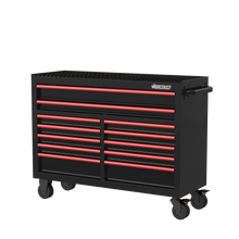 Load image into Gallery viewer, BOXO 53&quot; 12 Drawer Roll Cabinet with Drawer Trim Pack - Black Body with Trim Colour Options
 | Boxo UK