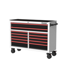 Load image into Gallery viewer, BOXO 53&quot; 12 Drawer Roll Cabinet with Drawer Trim Pack - White Body with Trim Colour Options
 | Boxo UK