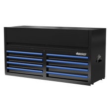 Load image into Gallery viewer, BOXO 53&quot; 8 Drawer Top Box with Drawer Trim Pack - Black Body with Trim Colour Options
 | Boxo UK