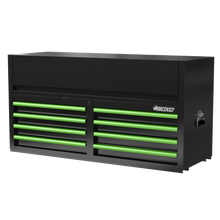 Load image into Gallery viewer, BOXO 53&quot; 8 Drawer Top Box with Drawer Trim Pack - Black Body with Trim Colour Options
 | Boxo UK
