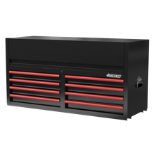 Load image into Gallery viewer, BOXO 53&quot; 8 Drawer Top Box with Drawer Trim Pack - Black Body with Trim Colour Options
 | Boxo UK