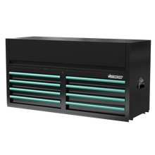 Load image into Gallery viewer, BOXO 53&quot; 8 Drawer Top Box with Drawer Trim Pack - Black Body with Trim Colour Options
 | Boxo UK