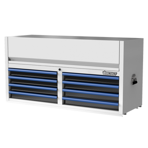 BOXO 53" 8 Drawer Top Box with Drawer Trim Pack - White Body with Trim Colour Options
