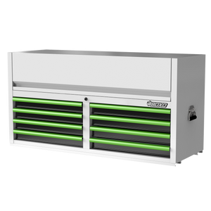 BOXO 53" 8 Drawer Top Box with Drawer Trim Pack - White Body with Trim Colour Options