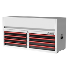 Load image into Gallery viewer, BOXO 53&quot; 8 Drawer Top Box with Drawer Trim Pack - White Body with Trim Colour Options
 | Boxo UK