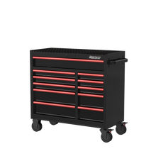 Load image into Gallery viewer, BOXO 41&quot; 11 Drawer Roll Cabinet with Drawer Trim Pack - Black Body with Coloured Trim Pack
 | Boxo UK