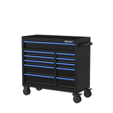 Load image into Gallery viewer, BOXO 41&quot; 11 Drawer Roll Cabinet with Drawer Trim Pack - Black Body with Coloured Trim Pack
 | Boxo UK
