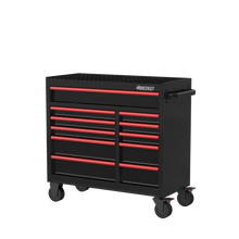 Load image into Gallery viewer, BOXO 41&quot; 11 Drawer Roll Cabinet with Drawer Trim Pack - Black Body with Coloured Trim Pack
 | Boxo UK